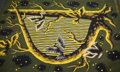 Fine Mid Century Tapestry Signed by Jean Picart Le Doux 3 10 x 5 2 