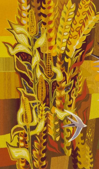 Fine Mid century French tapestry Signed by Simon Chaye 4 0 x 6 2 