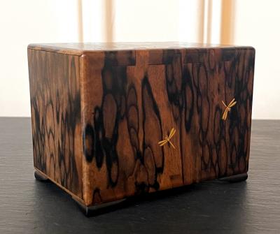 Fine Miniature Japanese Kodansu with Lacquer Inlays