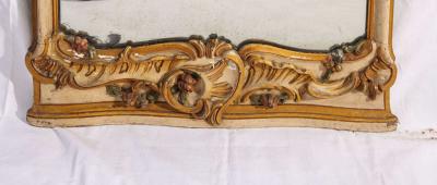 Fine Nord Italian 18th Century Painted Mirror