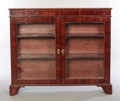 Fine Nord Italian 18th Century Parquetry Bookcase
