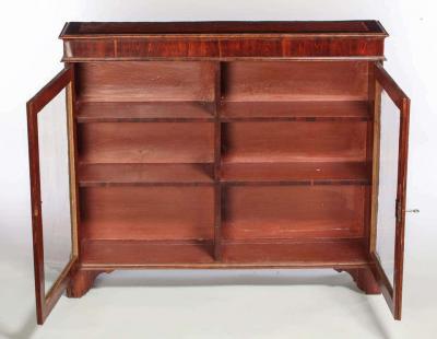 Fine Nord Italian 18th Century Parquetry Bookcase