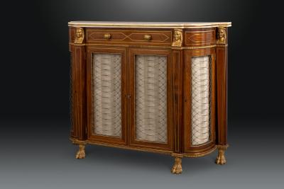 Fine Ormolu Mounted Side Cabinet Probably by George Oakley