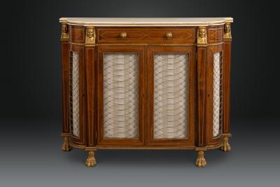 Fine Ormolu Mounted Side Cabinet Probably by George Oakley