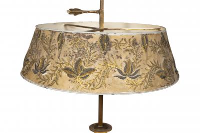 Fine Pair Of Charles X Gilt Bronze Bouillotte Lamps