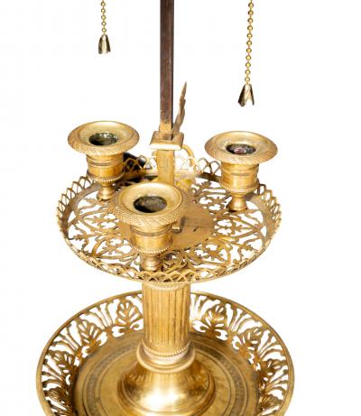 Fine Pair Of Late Louis XVI Bouillotte Lamps