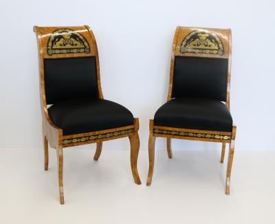 Fine Pair Of Neoclassical Side Chairs c1850