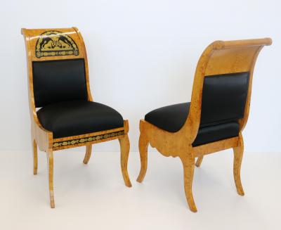 Fine Pair Of Neoclassical Side Chairs c1850
