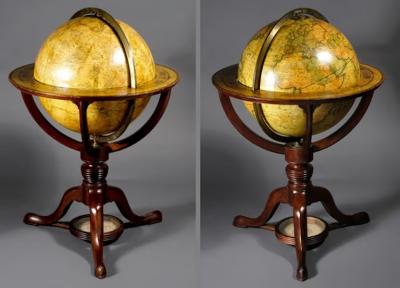 Fine Pair Table Globes by Cary of London
