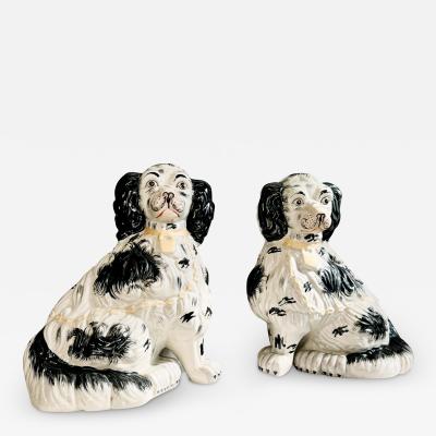 Fine Pair of 19th Century Staffordshire Dogs