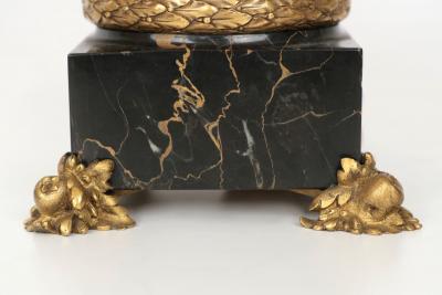 Fine Pair of E F Caldwell Gilt Bronze Two Light Lamps circa 1900