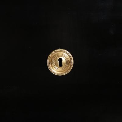 Fine Pair of Ebonized Bedside Chest of Drawers