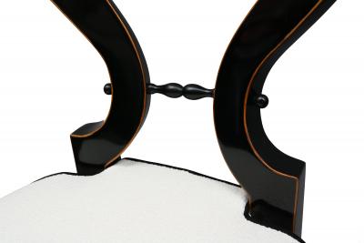 Fine Pair of Ebonized Biedermeier Side Chairs