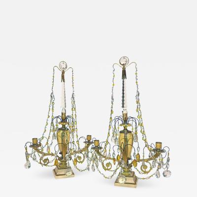 Fine Pair of Russian Candleabra