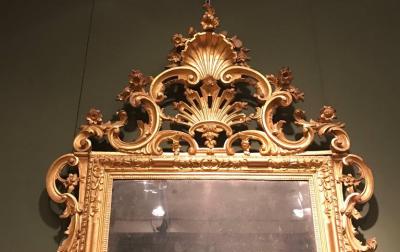 Fine Pair of Venetian Carved and Giltwood Mirrors Italy circa 1750