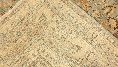 Fine Persian Khorassan Botanic Handmade Wool Carpet
