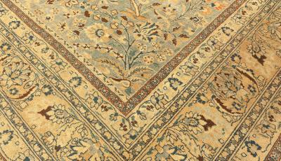 Fine Persian Khorassan Botanic Handmade Wool Carpet