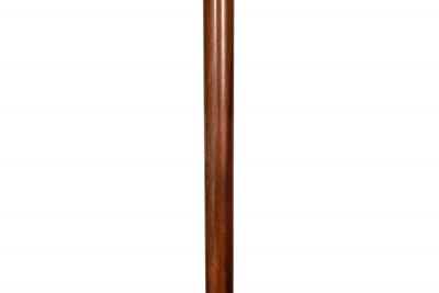 Fine Rare Inlaid Rosewood Dodecahedron Cane Walking Stick