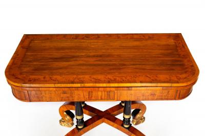 Fine Rare Pair of 19th Century English Antique Rosewood Games Tables