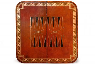 Fine Rare Pair of 19th Century English Antique Rosewood Games Tables