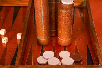 Fine Rare Pair of 19th Century English Antique Rosewood Games Tables
