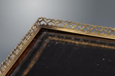 Fine Regency Brass Mounted Writing Table