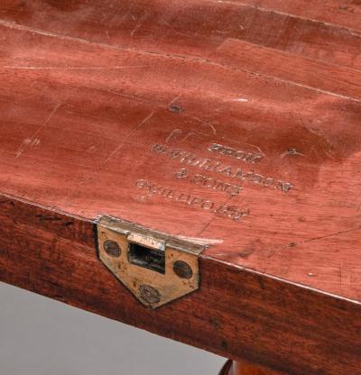 Fine Regency Mahogany and Ebony Inlaid Breakfast Table