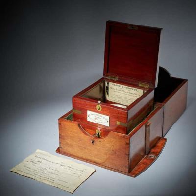 Fine Scottish Two Day Marine Chronometer Signed and Numbered D McGregor 