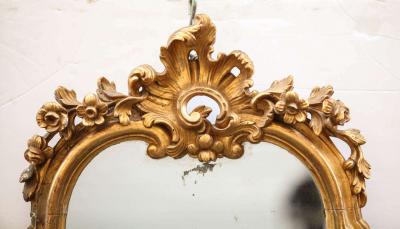 Fine Set of Four 18th Century Roman Giltwood Mirrors