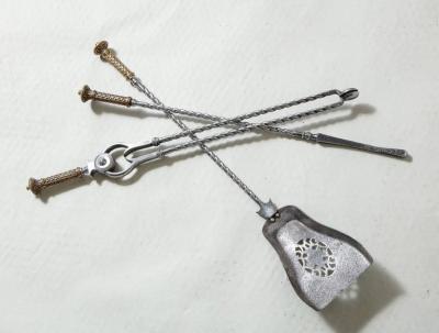 Fine Set of Georgian Firetools