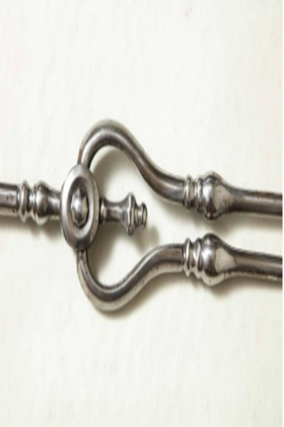 Fine Set of Georgian Steel Fire Tools