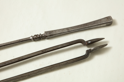 Fine Set of Steel Fire Tools