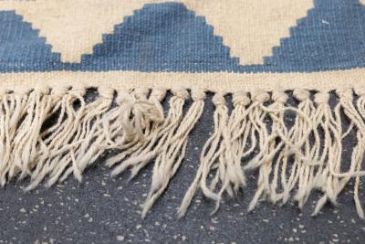 Fine Turkish Tribal Kilim Flat Weave Wool Rug 211 x 3 7 