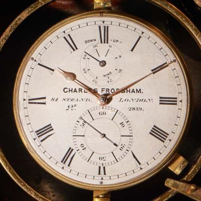 Fine Two Day Marine Chronometer Signed Charles Frodsham