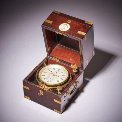 Fine Two Day Marine Chronometer Signed Charles Frodsham