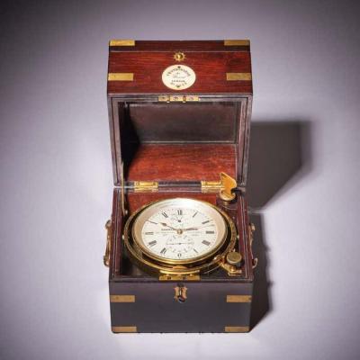 Fine Two Day Marine Chronometer Signed Charles Frodsham