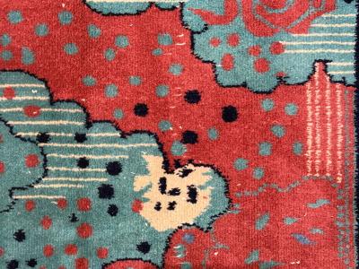 Fine Vintage Art Deco Rug 4 0 x 6 9 