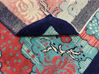 Fine Vintage Art Deco Rug 4 0 x 6 9 