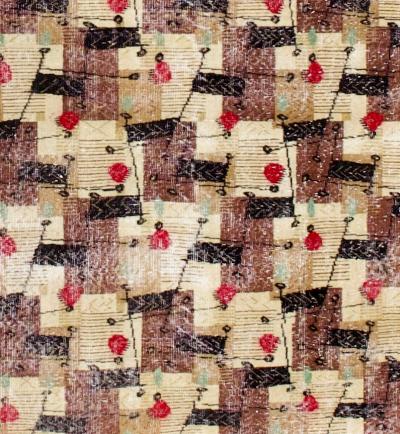 Fine Vintage Art Deco Rug 5 11 x 9 1 