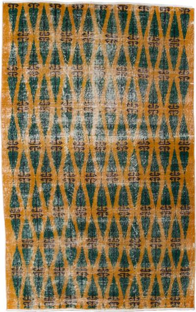 Fine Vintage Art Deco Rug 51 x 8 0 