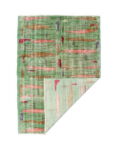 Fine Vintage Modern Wool Rug 5 x 7 2 