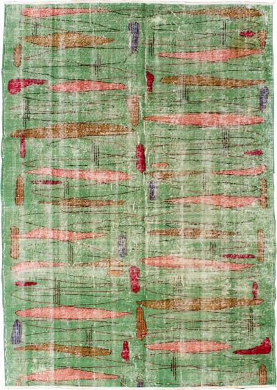 Fine Vintage Modern Wool Rug 5 x 7 2 