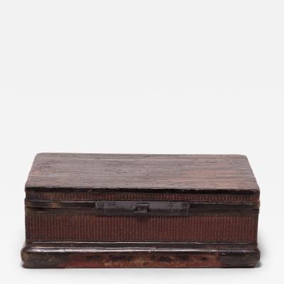 Fine Woven Lacquered Trunk