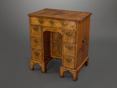 Fine and Important George I Walnut Kneehole Desk