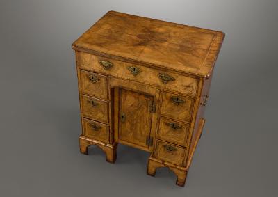 Fine and Important George I Walnut Kneehole Desk