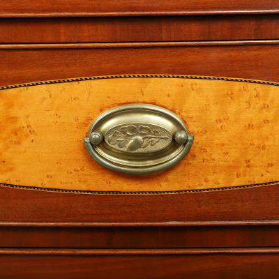 Fine and Rare Federal Bow Front Chest