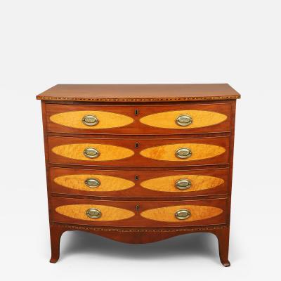 Fine and Rare Federal Bow Front Chest