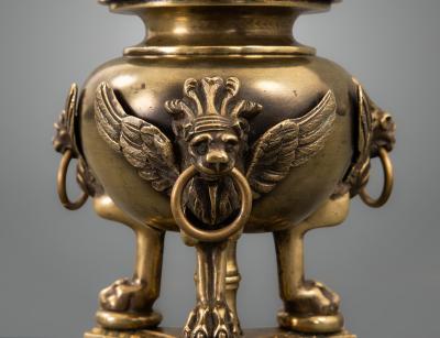 Fine and Rare Pair of Regency Gas Light Fittings