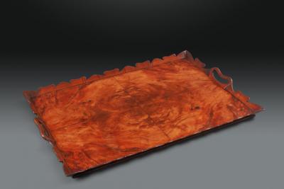 Fine and Very Rare George III Yew Wood Tray