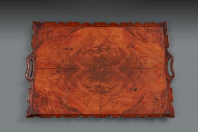 Fine and Very Rare George III Yew Wood Tray